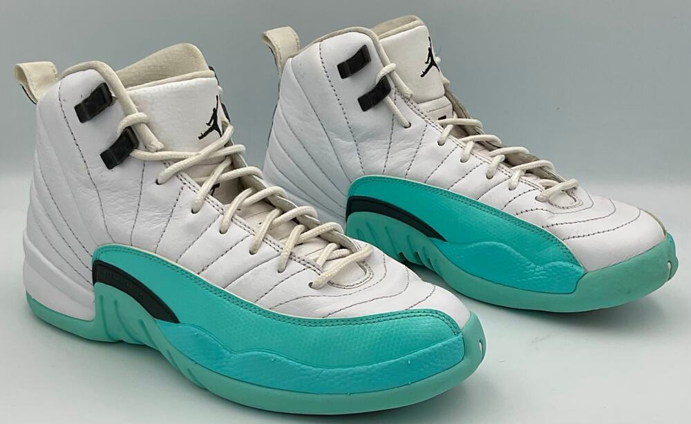 AIR JORDAN 12 RETRO LIGHT AQUA TEAL Sz 6.5 510815-100 #218